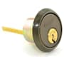 Schlage Primus E Keyway Rim Cylinder with Horizontal Tailpiece - Keys Not Included Oil Rubbed Bronze