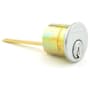 Schlage Primus E Keyway Rim Cylinder with Horizontal Tailpiece - Keys Not Included Satin Chrome