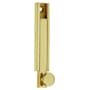 Schlage 6-Inch Surface bolt with Decorative 5/8-Inch Diameter Knob Polished Brass