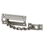 Schlage 4-3/4-Inch Long Chain Door Guard Satin Nickel