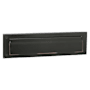 Schlage 13-Inch x 3-9/16-Inch Solid Brass Mail Slot Aged Bronze