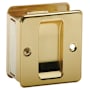 Schlage 1-3/4-Inch x 2-1/4-Inch Passage Pocket Door Pull Polished Brass