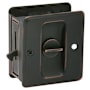 Schlage Solid Brass Privacy Pocket Door Lock Aged Bronze