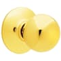 Schlage Orbit Passage Door Knob Set Polished Brass