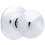 Schlage Orbit Passage Door Knob Set Polished Chrome