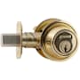 Schlage B500 Series Single Cylinder Deadbolt Polished Brass