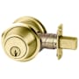 Schlage B500-Series Commercial Grade 2 Double Cylinder Keyed Entry Deadbolt Satin Brass