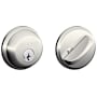 Schlage Single Cylinder Keyed Entry Grade 1 Deadbolt from the B-Series Polished Nickel