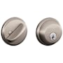 Schlage Single Cylinder Keyed Entry Grade 1 Deadbolt from the B-Series Satin Nickel