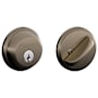 Schlage Single Cylinder Keyed Entry Grade 1 Deadbolt from the B-Series Antique Pewter