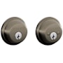 Schlage Double Cylinder Grade 1 Deadbolt from the B-Series Antique Pewter