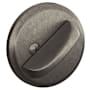 Schlage Single Sided Residential Deadbolt with Thumbturn and Outside Trim Plate from the B-Series Distressed Nickel