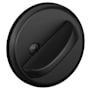 Schlage Single Sided Residential Deadbolt with Thumbturn and Outside Trim Plate from the B-Series Matte Black