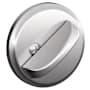 Schlage Single Sided Residential Deadbolt with Thumbturn and Outside Trim Plate from the B-Series Polished Chome