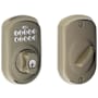 Schlage Plymouth Electronic Keypad Single Cylinder Deadbolt Antique Pewter