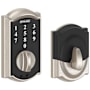 Schlage Camelot Touch Keyless Electronic Deadbolt Satin Nickel