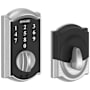 Schlage Camelot Touch Keyless Electronic Deadbolt Satin Chrome