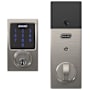 Schlage Connect Century Touchscreen Electronic Deadbolt with Built-in Alarm and Z-Wave Plus Technology Satin Nickel