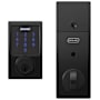 Schlage Connect Century Touchscreen Electronic Deadbolt with Built-in Alarm and Z-Wave Plus Technology Matte Black