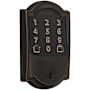Schlage Encode WiFi Enabled Electronic Keypad Deadbolt with Camelot Trim Aged Bronze