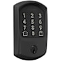 Schlage Encode WiFi Enabled Electronic Keypad Deadbolt with Greenwich Trim Matte Black