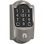 Schlage Encode Plus Camelot Touchscreen Electronic Deadbolt with WiFi Satin Nickel