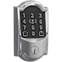 Schlage Encode Plus Camelot Touchscreen Electronic Deadbolt with WiFi Bright Chrome