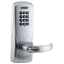 Schlage CO-Series Commercial Electronic Cylindrical Lock with Keypad and Sparta Lever Satin Chrome