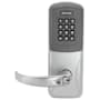 Schlage CO-Series Commercial Electronic Cylindrical Lock with Proximity / Keypad and Sparta Lever Satin Chrome