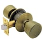 Schlage Bell Passage Door Knob Set Antique Brass