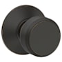 Schlage Bowery Passage Door Knob Set Aged Bronze