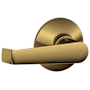 Schlage Elan Passage Door Lever Set Antique Brass