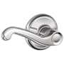 Schlage Flair Passage Door Lever Set Polished Chrome