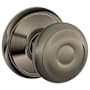 Schlage Georgian Passage Door Knob Set Antique Pewter