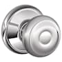 Schlage Georgian Passage Door Knob Set Bright Chrome