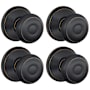 Schlage Georgian Passage Door Knob Set - Pack of 4 Aged Bronze