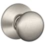 Schlage Plymouth Passage Door Knob Set Satin Nickel