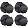 Schlage Plymouth Passage Door Knob Set - Pack of 4 Aged Bronze