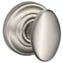 Schlage Siena Passage Door Knob Set with Decorative Andover Trim Satin Nickel