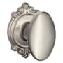 Schlage Siena Passage Door Knob Set with Brookshire Trim Satin Nickel