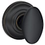 Schlage Siena Passage Door Knob Set with Decorative Andover Trim Aged Bronze