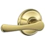 Schlage Avila Passage Door Lever Set Polished Brass