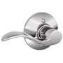 Schlage Accent Left Handed Non-Turning One-Sided Dummy Door Lever Polished Chrome