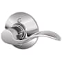 Schlage Accent Right Handed Non-Turning One-Sided Dummy Door Lever Polished Chrome