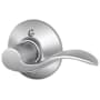 Schlage Accent Right Handed Non-Turning One-Sided Dummy Door Lever Satin Chrome