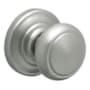 Schlage Andover Non-Turning One-Sided Dummy Door Knob Featuring a Decorative Andover Rosette Satin Nickel