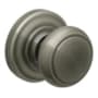 Schlage Andover Non-Turning One-Sided Dummy Door Knob Featuring a Decorative Andover Rosette Antique Pewter