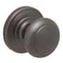 Schlage Andover Non-Turning One-Sided Dummy Door Knob Featuring a Decorative Andover Rosette Aged Bronze
