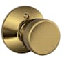 Schlage Bell Non-Turning One-Sided Dummy Door Knob Antique Brass