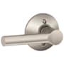 Schlage Broadway Non-Turning One-Sided Dummy Door Lever Satin Nickel